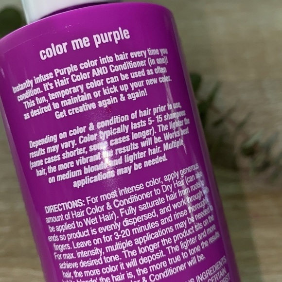 Purple hair color Rock the locks wash in NEW vegan cruelty free - Picture 2 of 4